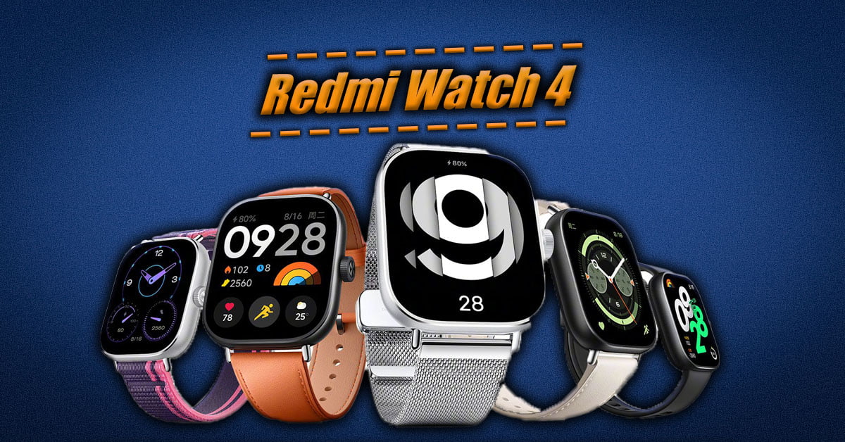 First Smartwatch running Xiaomi HyperOS, Redmi Watch 4